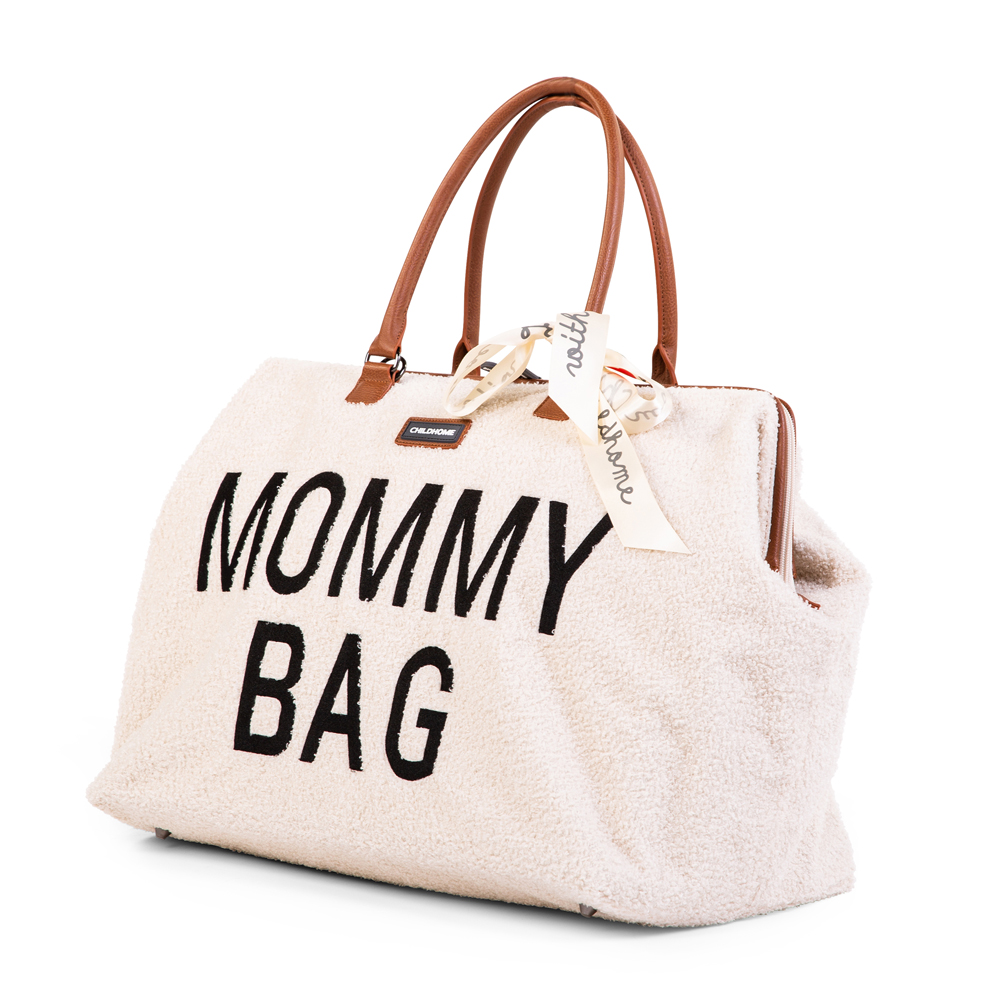 Childhome, Torba Mommy Bag Teddy Bear White (Limited Edition) Childhome, Torba Mommy Bag Teddy Bear White (Limited Edition)