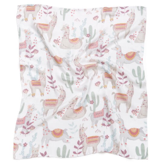 ColorStories, Pieluszka bambusowa Lazy LLamas ColorStories, Pieluszka bambusowa Lazy LLamas