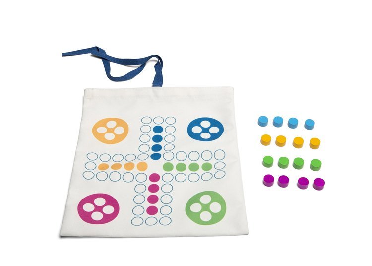 BS Toys, Podróżna gra 2w1 - chińczyk, drabinka BS Toys, Podróżna gra 2w1 - chińczyk, drabinka