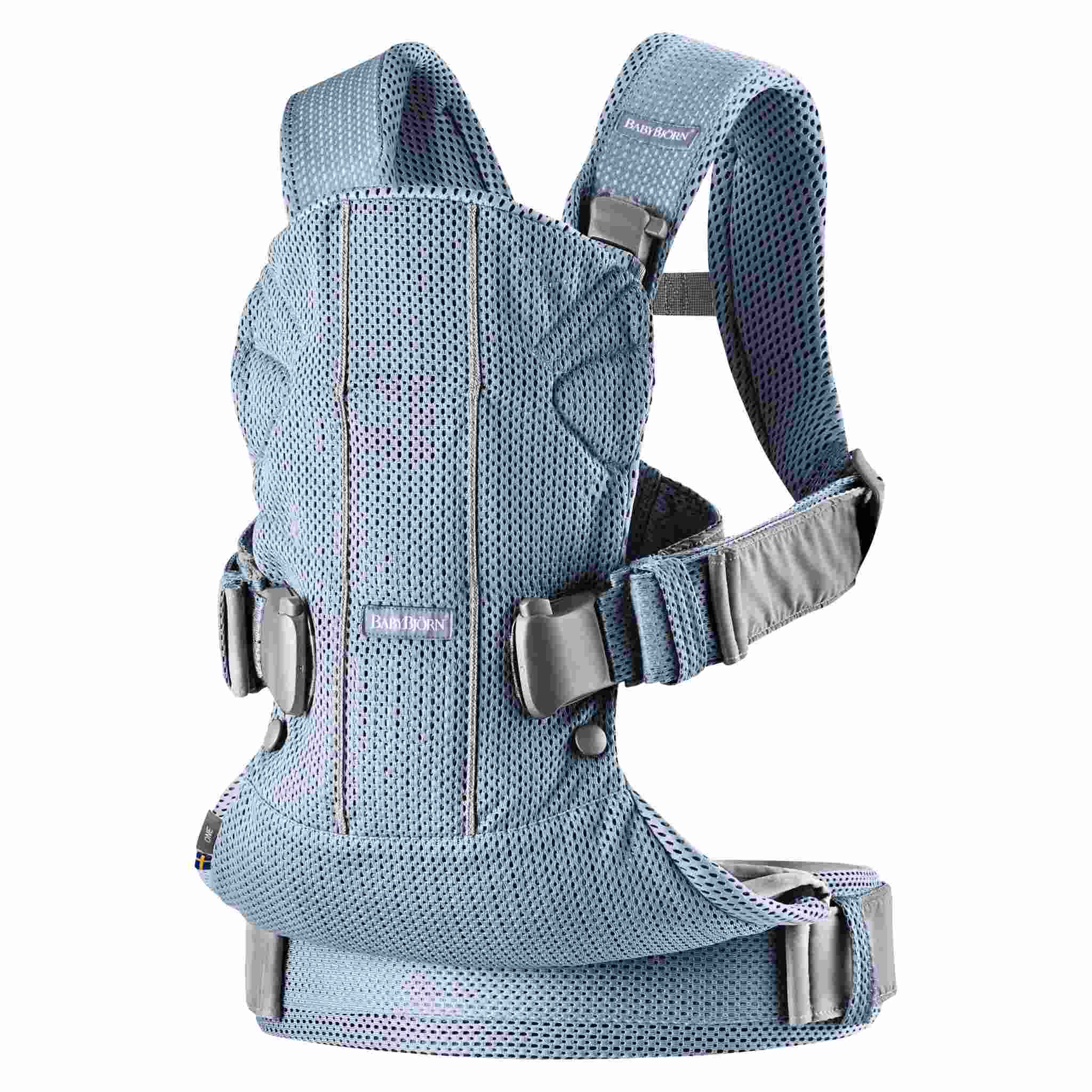 BabyBjorn, ONE AIR 3D MESH - nosidełko, Niebieski BabyBjorn, ONE AIR 3D MESH - nosidełko, Niebieski