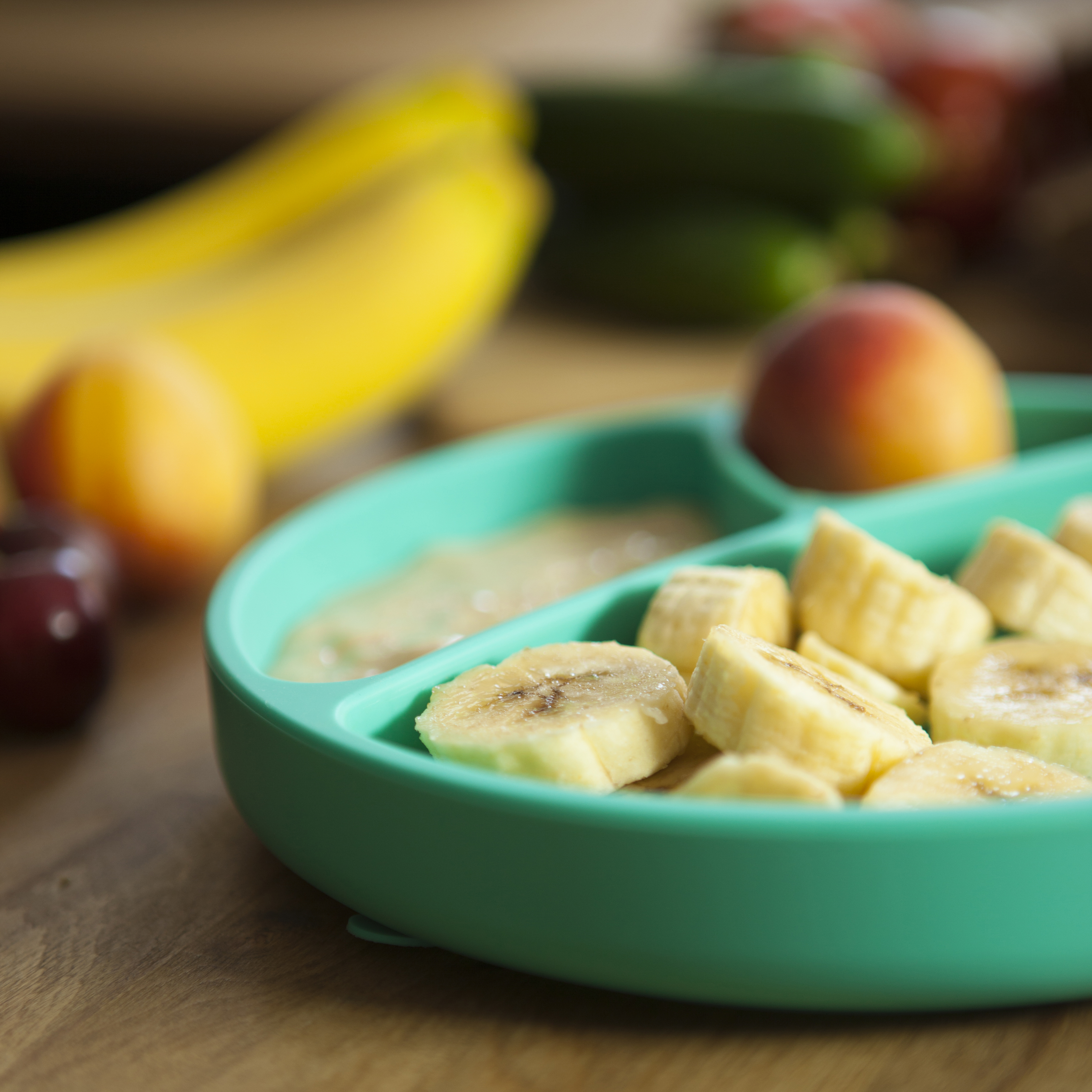 Minikoioi, Talerzyk silikonowy zielony