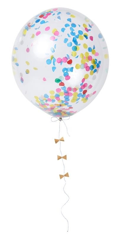 Meri Meri, zestaw balonów Konfetti multikolor