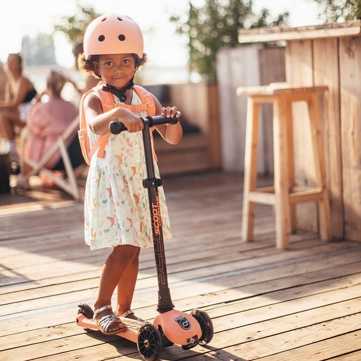 SCOOTANDRIDE, Plecak na hulajnogę dla dzieci 1-5 lat Peach SCOOTANDRIDE, Plecak na hulajnogę dla dzieci 1-5 lat Peach