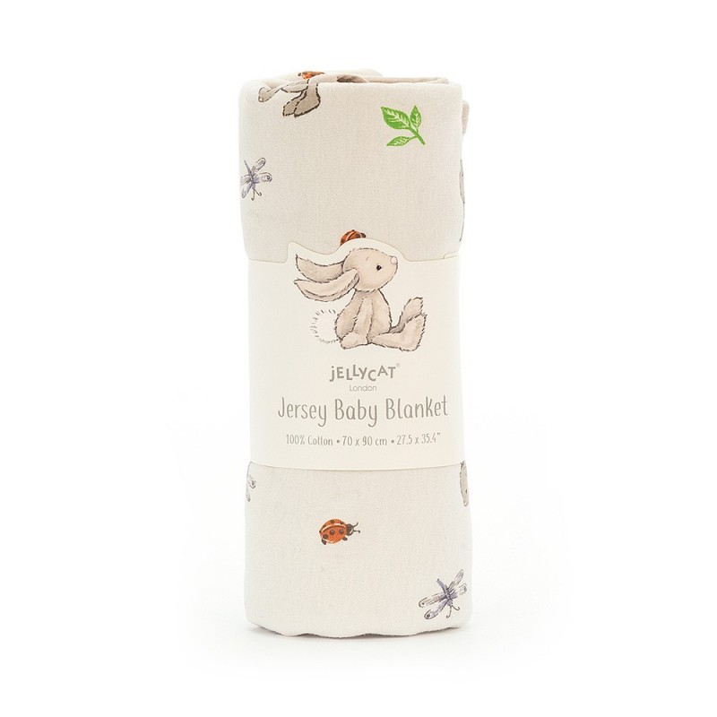 Jellycat, Króliczek beżowy kocyk