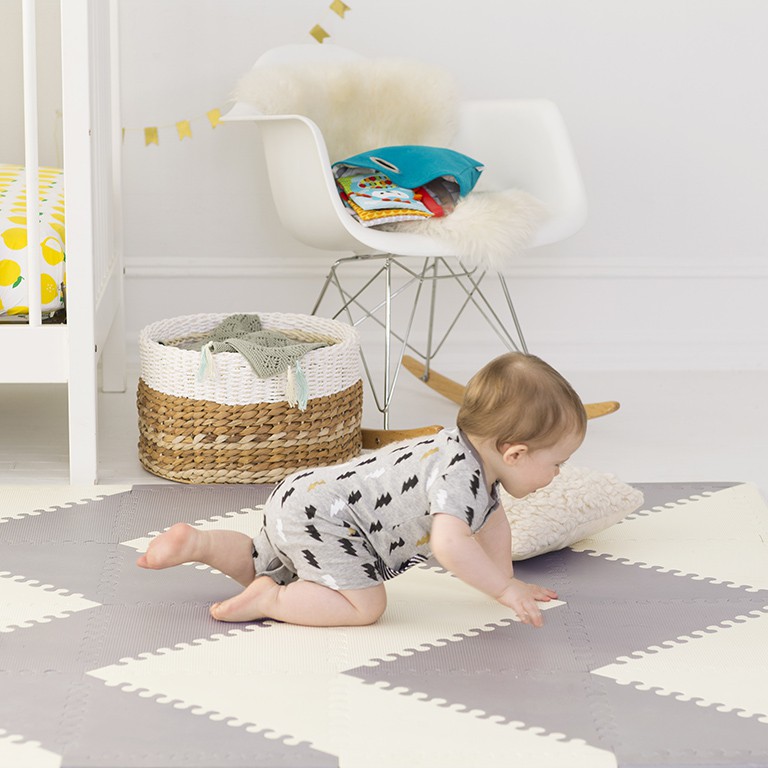 Skip Hop, mata piankowa Playspot Grey Cream GEO Skip Hop, mata piankowa Playspot Grey Cream GEO