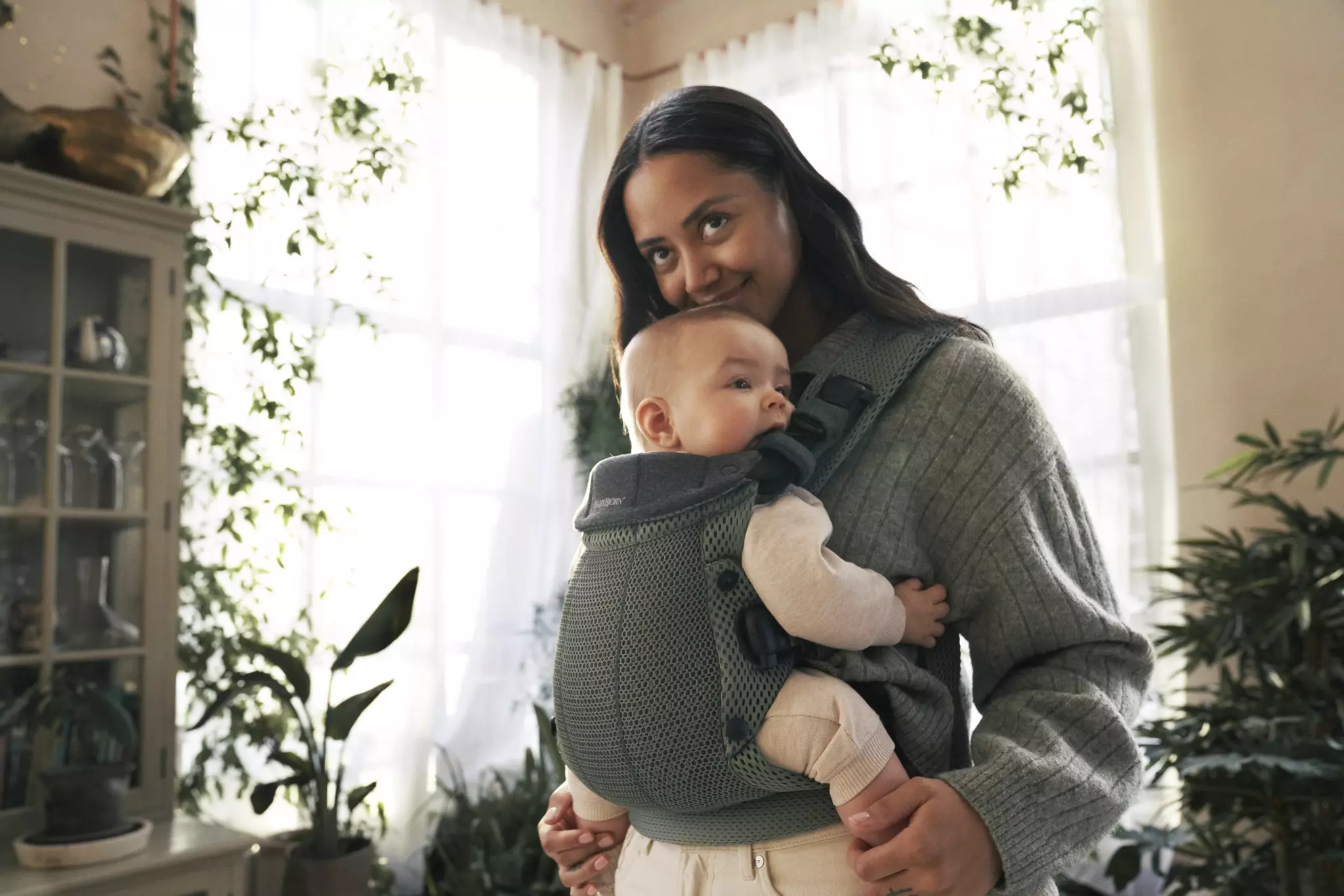 Babybjorn , Nosidełko Harmony 3D Mesh, Zielony Babybjorn , Nosidełko Harmony 3D Mesh, Zielony