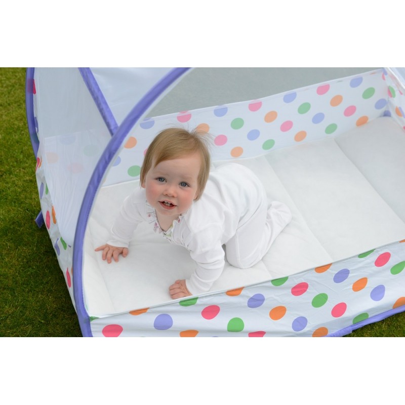 Koo-di, Łóżeczko turystyczne Pop Up Bubble Cot - Pastel Polka