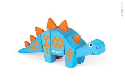 Janod, stegosaurus drewniany do złożenia