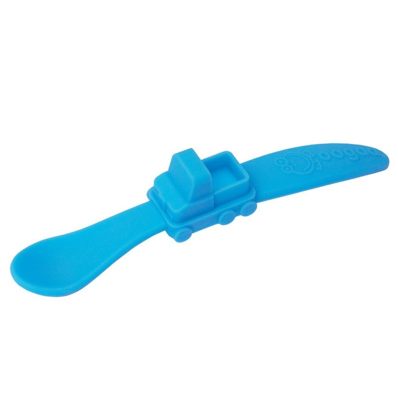 oogaa, Silikonowa łyżeczka do karmienia Blue Truck oogaa, Silikonowa łyżeczka do karmienia Blue Truck