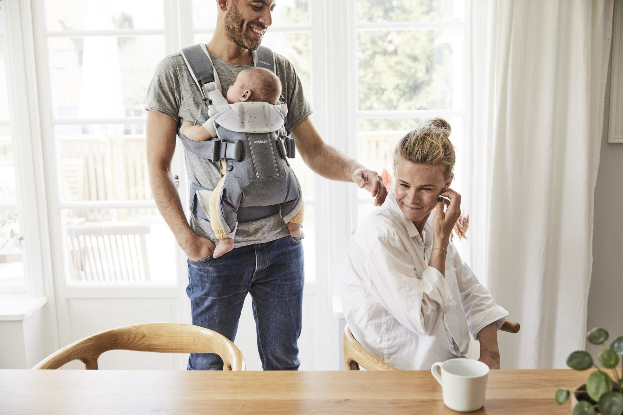 BabyBjorn, ONE - nosidełko, Sprinkles Denim Niebieski