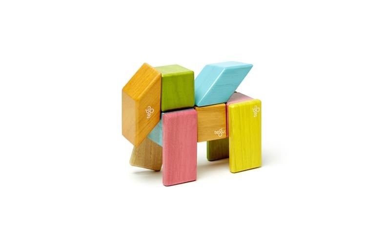 Tegu, Drewniane klocki magnetyczne CLASSICS zestaw 24szt Tints Tegu, Drewniane klocki magnetyczne CLASSICS zestaw 24szt Tints