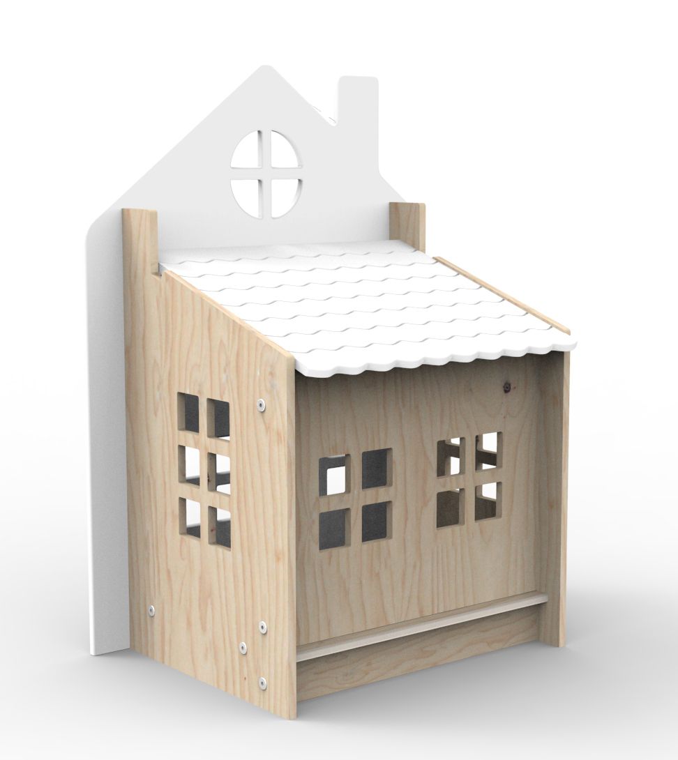 Lolek - skrzynia na zabawki biała Planeco Lolek - skrzynia na zabawki biała Planeco