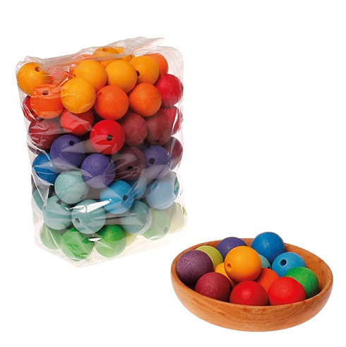 Grimm's, 96 kolorowych korali, 30 mm, 3+