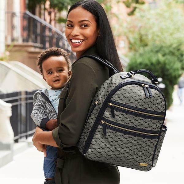 Skip Hop, Plecak Deco Saffiano Interweaved Lines