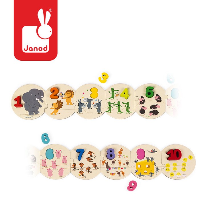 Janod, Puzzle Uczę się liczyć