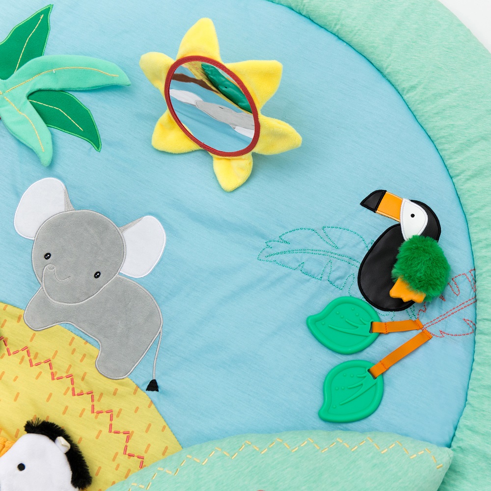 Little Big Friends, Mata edukacyjna dla niemowląt – wersja DŻUNGLA Little Big Friends, Mata edukacyjna dla niemowląt – wersja DŻUNGLA