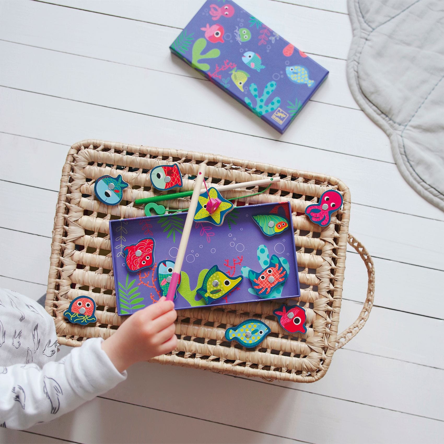 Djeco, gra rybki wędkowanie rybki