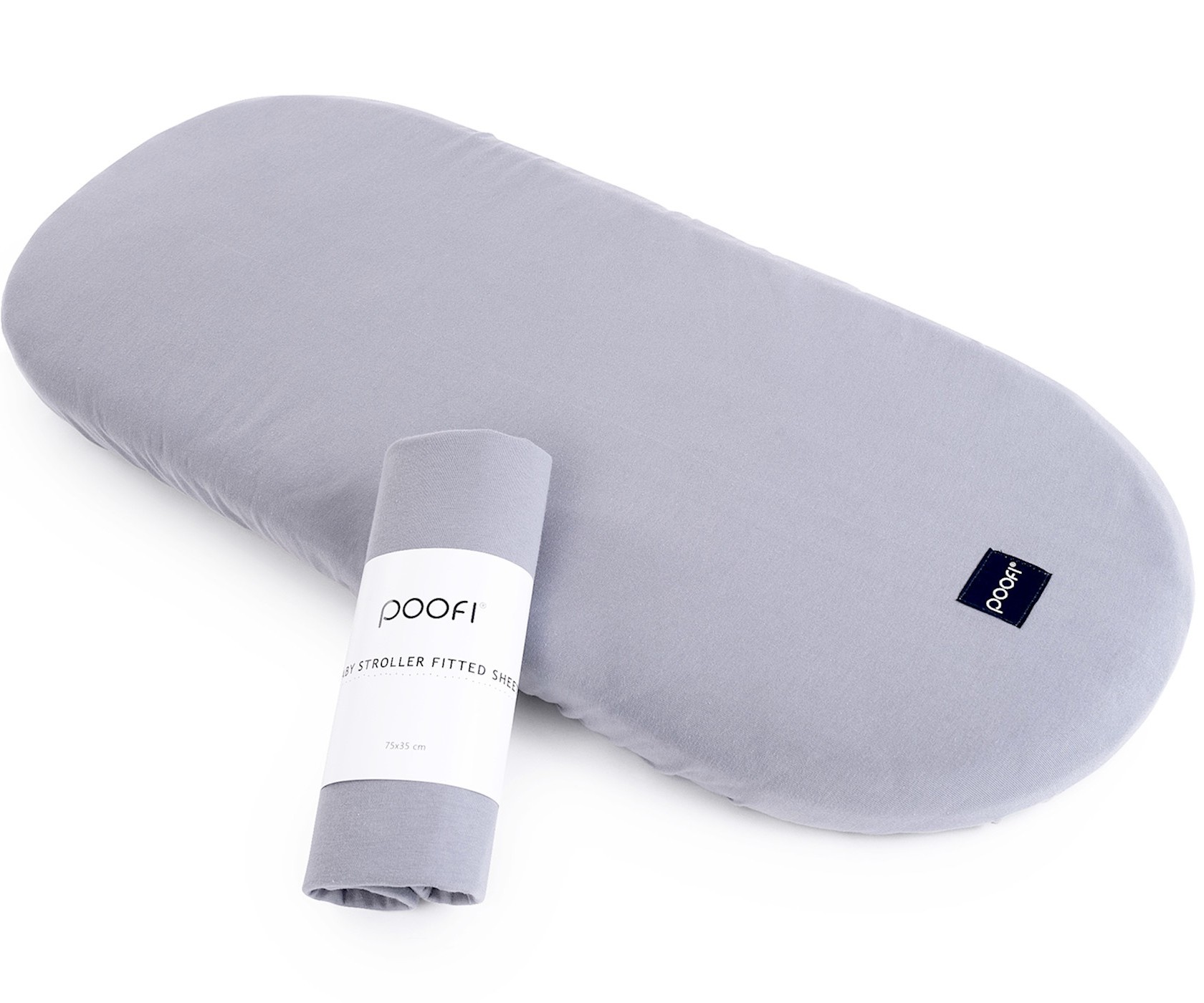 Poofi, Prześcieradło do gondoli Organic - popiel