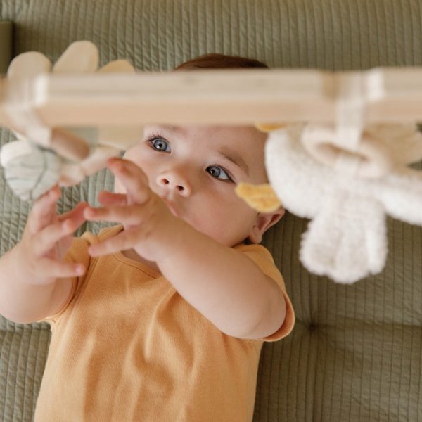 Little Dutch, drewniany pałąk z zabawkami BabyGym Little Goose