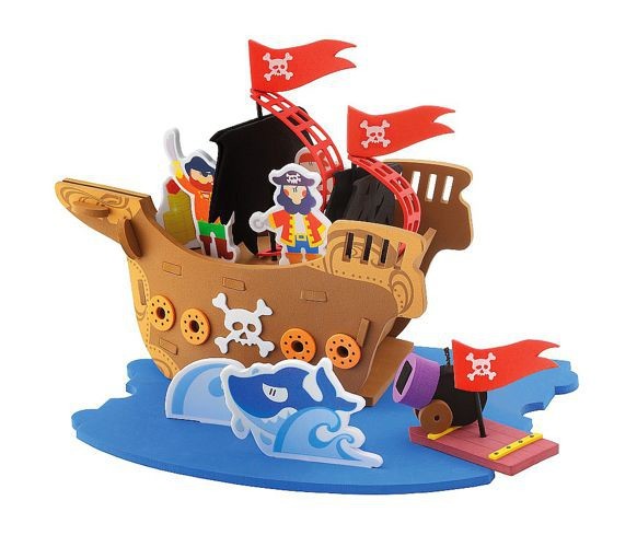 Sevi, Zestaw piraci, Soft, 48 el. Sevi, Zestaw piraci, Soft, 48 el.