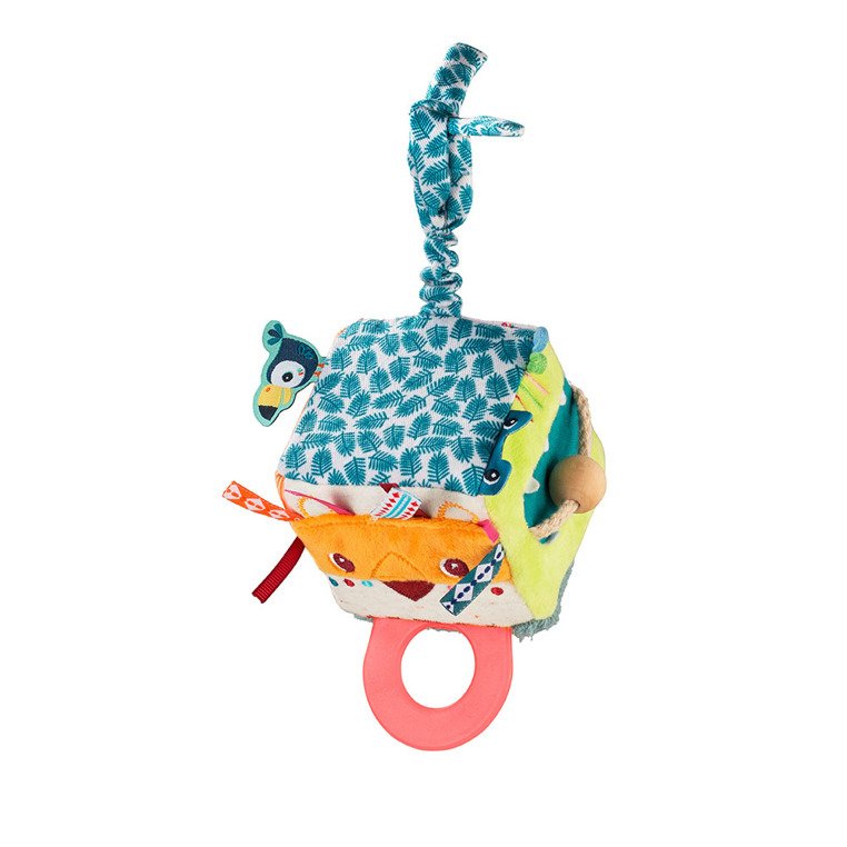 Lilliputiens, Kostka aktywizująca wielofunkcyjna Lew Jack 3 m+