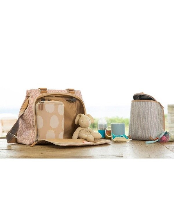 PacaPod, Torba termiczna na akcesoria niebieska jodełka