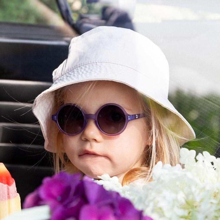 Ki ET LA, Okulary przeciwsłoneczne dla dzieci Woam 2-4 Purple