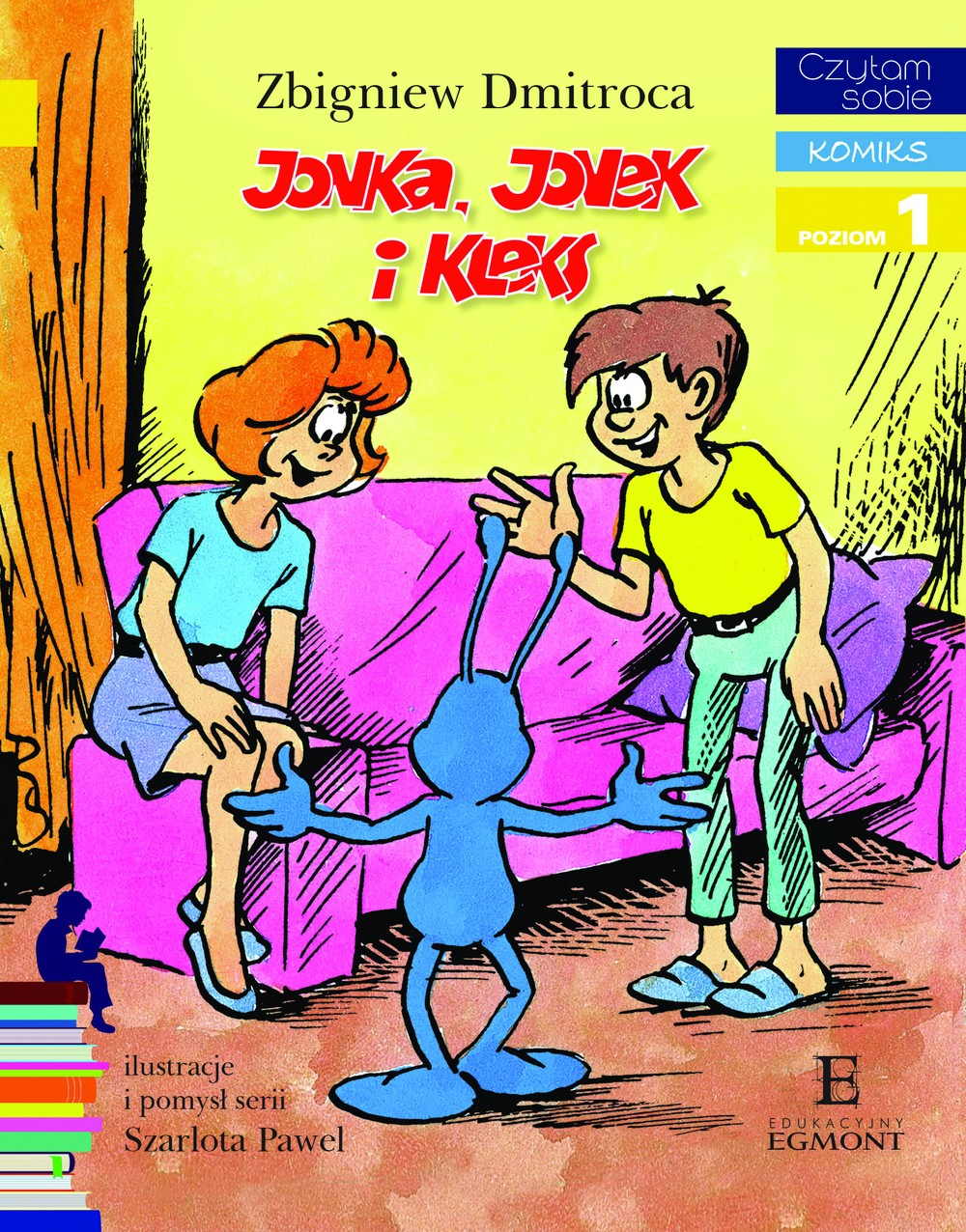 Jonka, Jonek i Kleks Czytam sobie komiks Poziom 1  Jonka, Jonek i Kleks Czytam sobie komiks Poziom 1