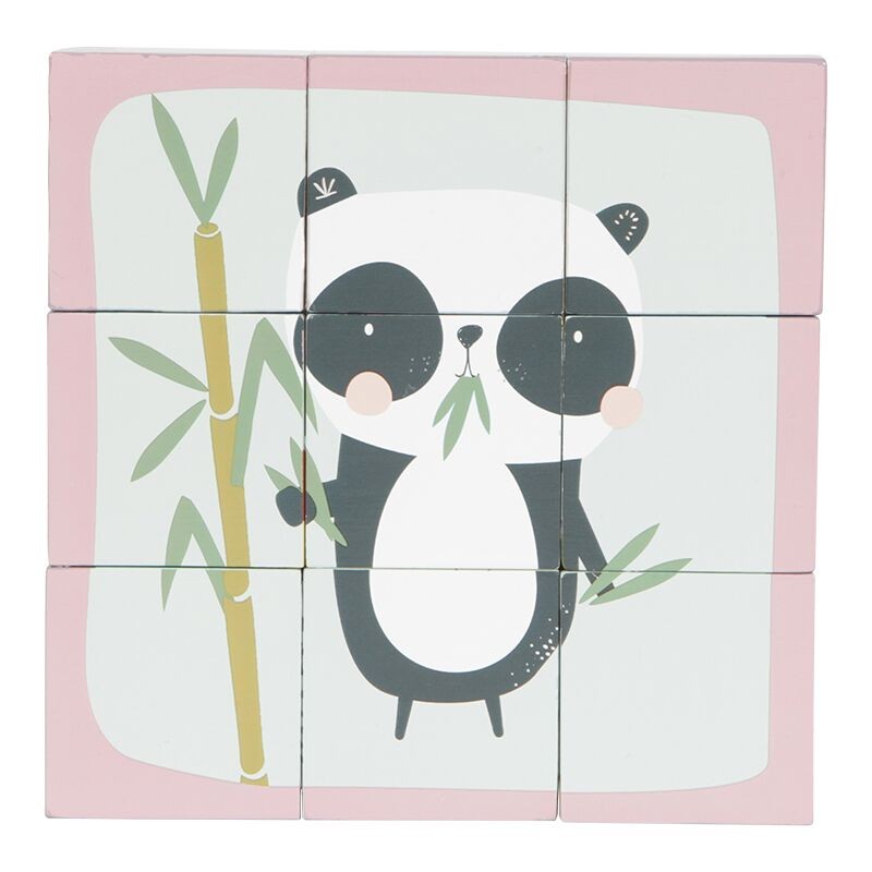 Little Dutch, Puzzle-kostki 9 elementów Zwierzątka