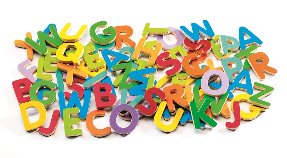 Djeco, Kolorowe literki magnetyczne MAGNIVILLE 83 szt  Djeco Djeco, Kolorowe literki magnetyczne MAGNIVILLE 83 szt  Djeco