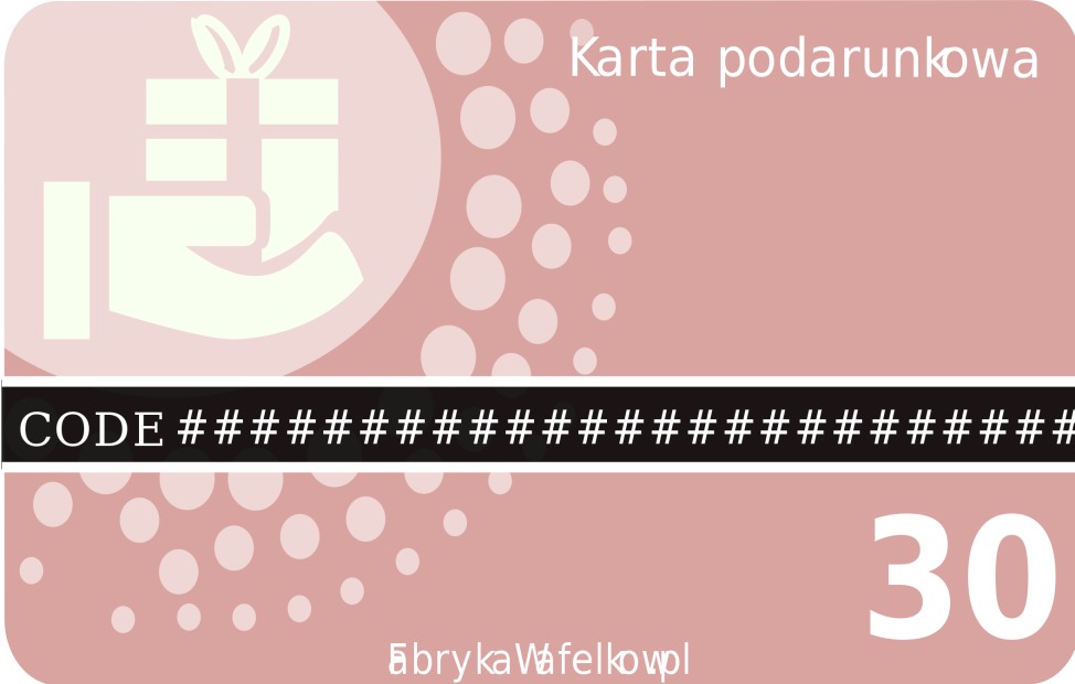 Karta podarunkowa 30 Karta podarunkowa 30
