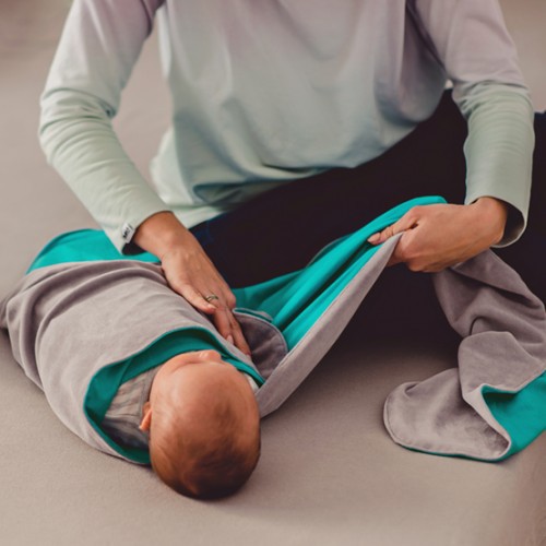 Otulacz Whisbear cienki (turkus)