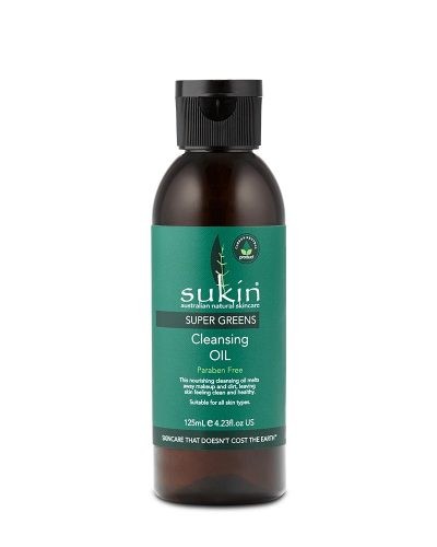Sukin, SUPER GREENS Detoksykująco- oczyszczający olejek do demakijażu, 125ml