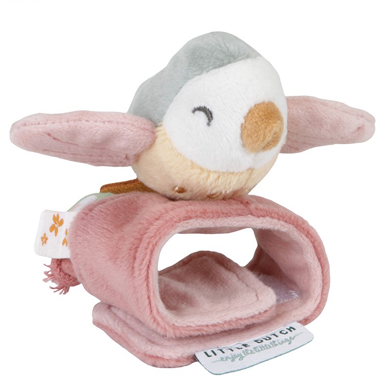 Little Dutch, Bransoletka grzechotka Flowers & Butterflies Little Dutch, Bransoletka grzechotka Flowers & Butterflies