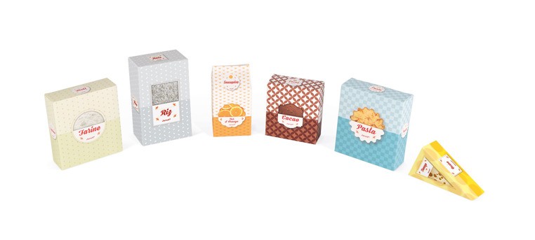 Janod, Warzywniak sklep duży drewniany z 33 elementami Janod, Warzywniak sklep duży drewniany z 33 elementami