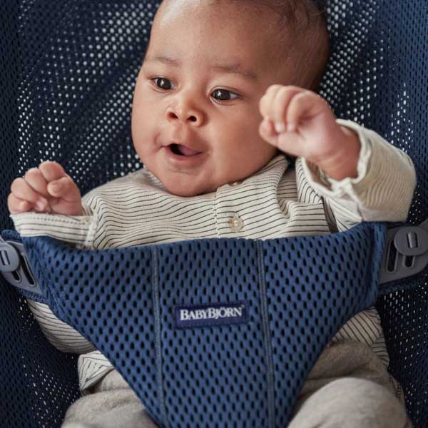 BabyBjorn, leżaczek BLISS MESH, Granatowy BabyBjorn, leżaczek BLISS MESH, Granatowy