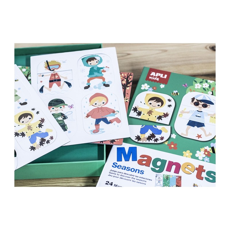 Apli Kids, Magnetyczna układanka - Pory roku