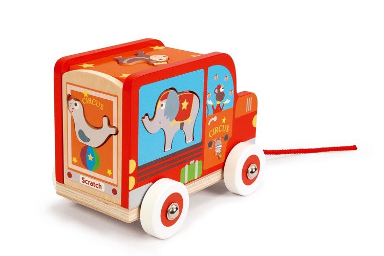 Scratch, Samochód sorter do ciągnięcia Cyrk