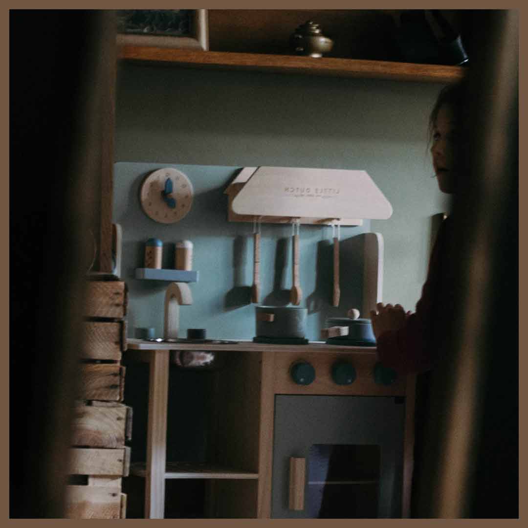 Little Dutch, drewniana kuchnia