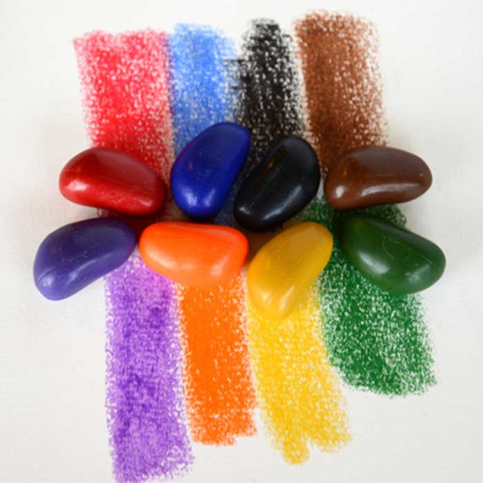 Kredki Crayon Rocks w aksamitnym woreczku - 8 kolorów Kredki Crayon Rocks w aksamitnym woreczku - 8 kolorów