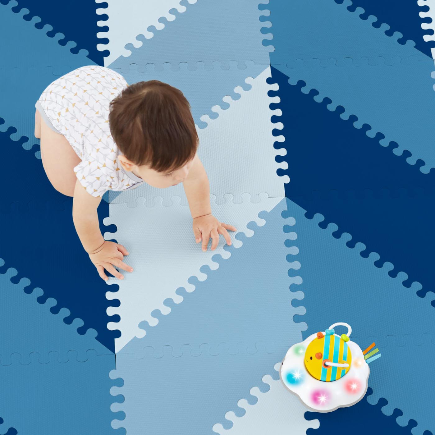 Skip Hop, Mata piankowa Playspot Blue Ombre
