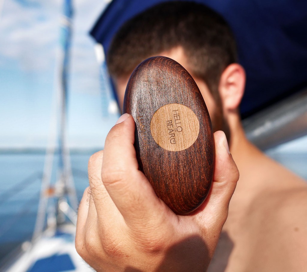 Lullalove, Szczotka do brody - 100% włosie dzika