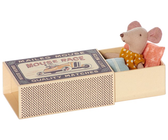 Maileg, Myszka w pudełku - mała siostrzyczka