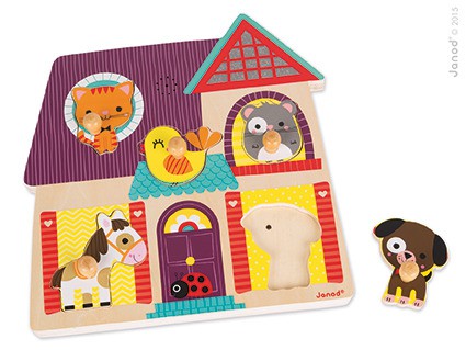 Janod, puzzle muzyczne Moi mali przyjaciele,