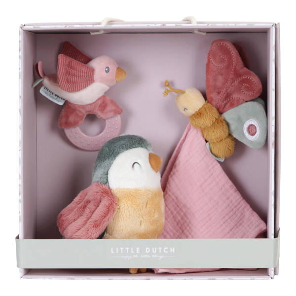 Little Dutch, Zestaw prezentowy Gift box Flowers & Butterflies Little Dutch, Zestaw prezentowy Gift box Flowers & Butterflies