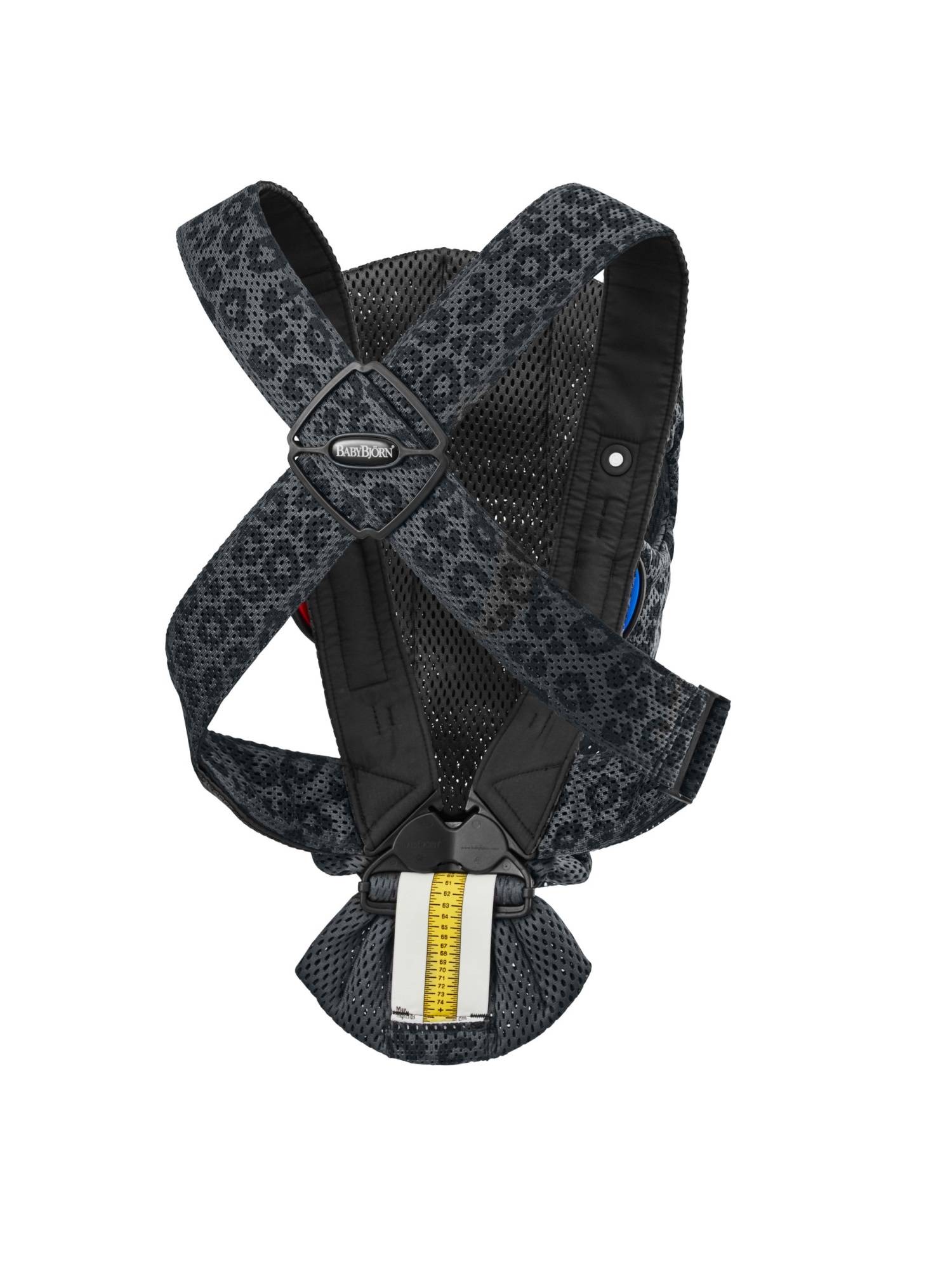 BabyBjorn, MINI 3D Mesh – nosidełko, Antracytowy/Leopard