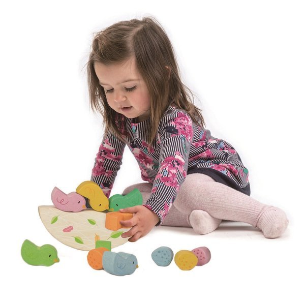 Tender Leaf Toys, Drewniana gra zręcznościowa - Balansujące Małe Ptaszki Tender Leaf Toys, Drewniana gra zręcznościowa - Balansujące Małe Ptaszki