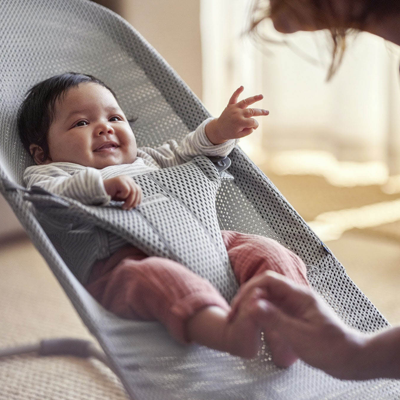 BabyBjorn, leżaczek BLISS MESH - Szary