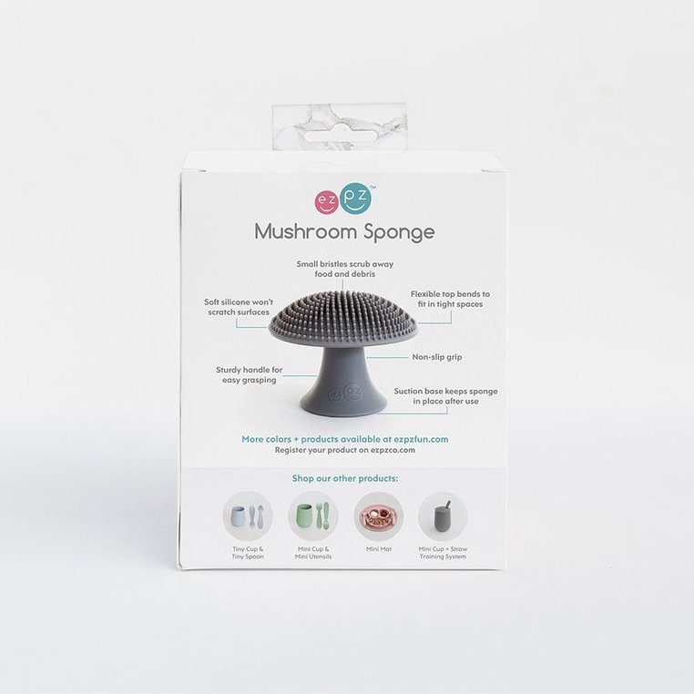 EZPZ, Silikonowa myjka czyścik do naczyń bez bakterii szara
