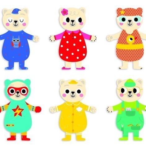 Auzou, Drewniane wesołe Misie